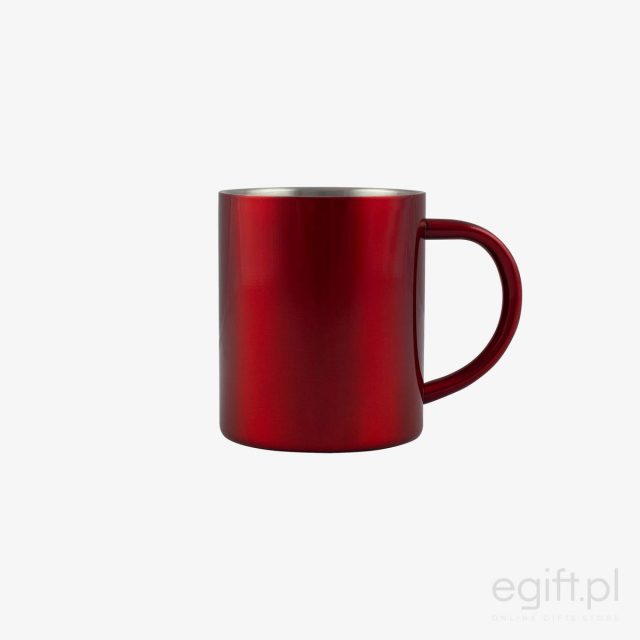 Kubek Aluminiowy Czerwony