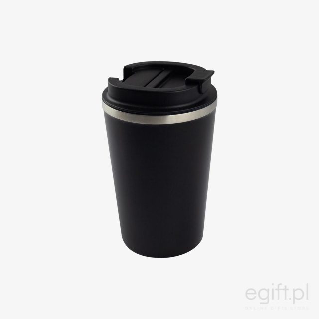 Alternative view of Kubek na kawę na wynos czarny