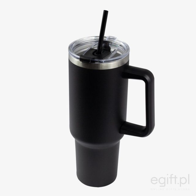 Alternative view of Duży kubek termiczny czarny