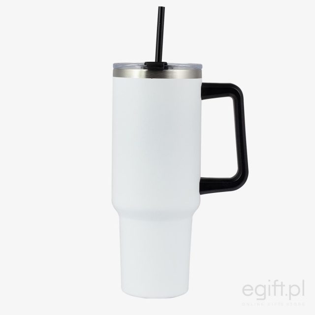 Duży kubek termiczny biały