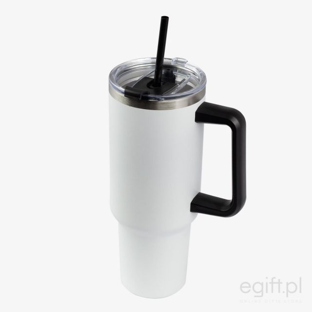 Alternative view of Duży kubek termiczny biały
