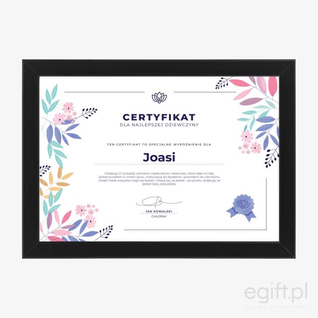 Wyróżnienie dla najlepszej Dziewczyny